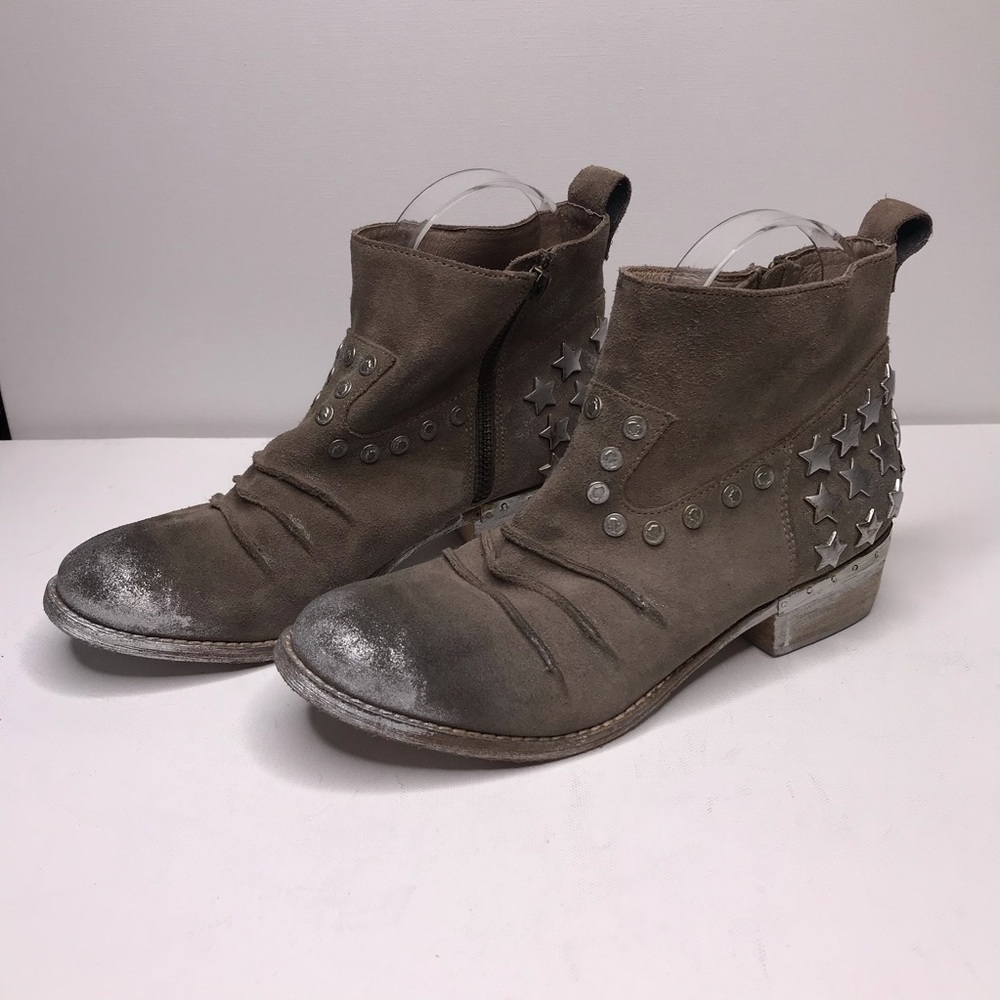 MIA Limited Edition Silver Star Studded Boots
